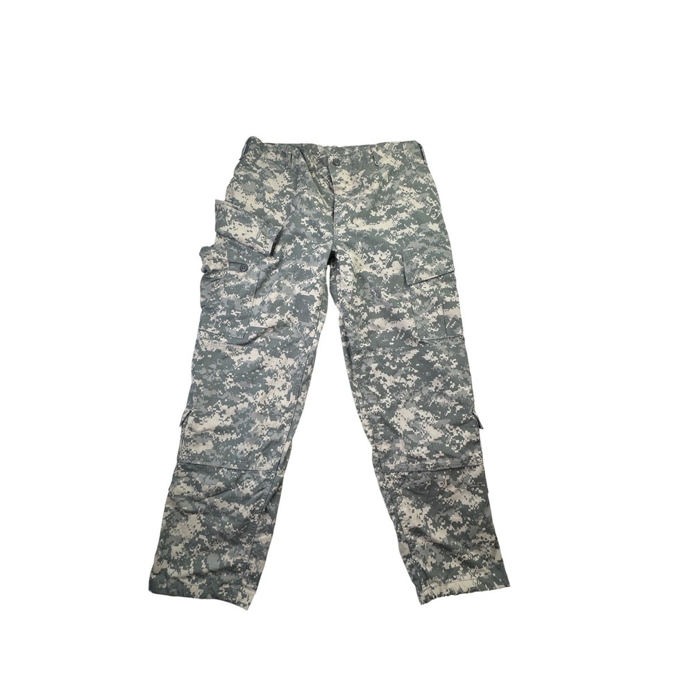 US Army Combat Uniform ACU Digital Camo Cargo Pants Large Regular